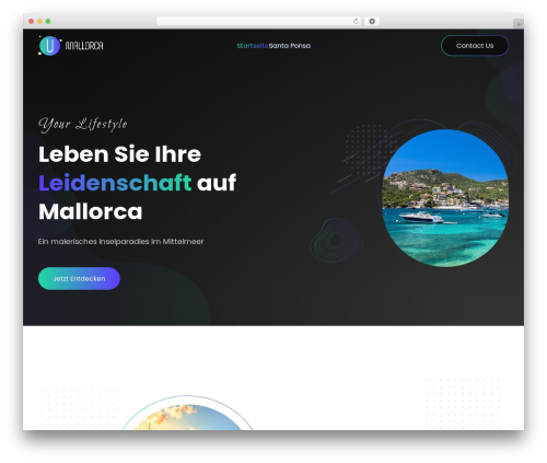 WordPress theme Webency - ultramallorca.com