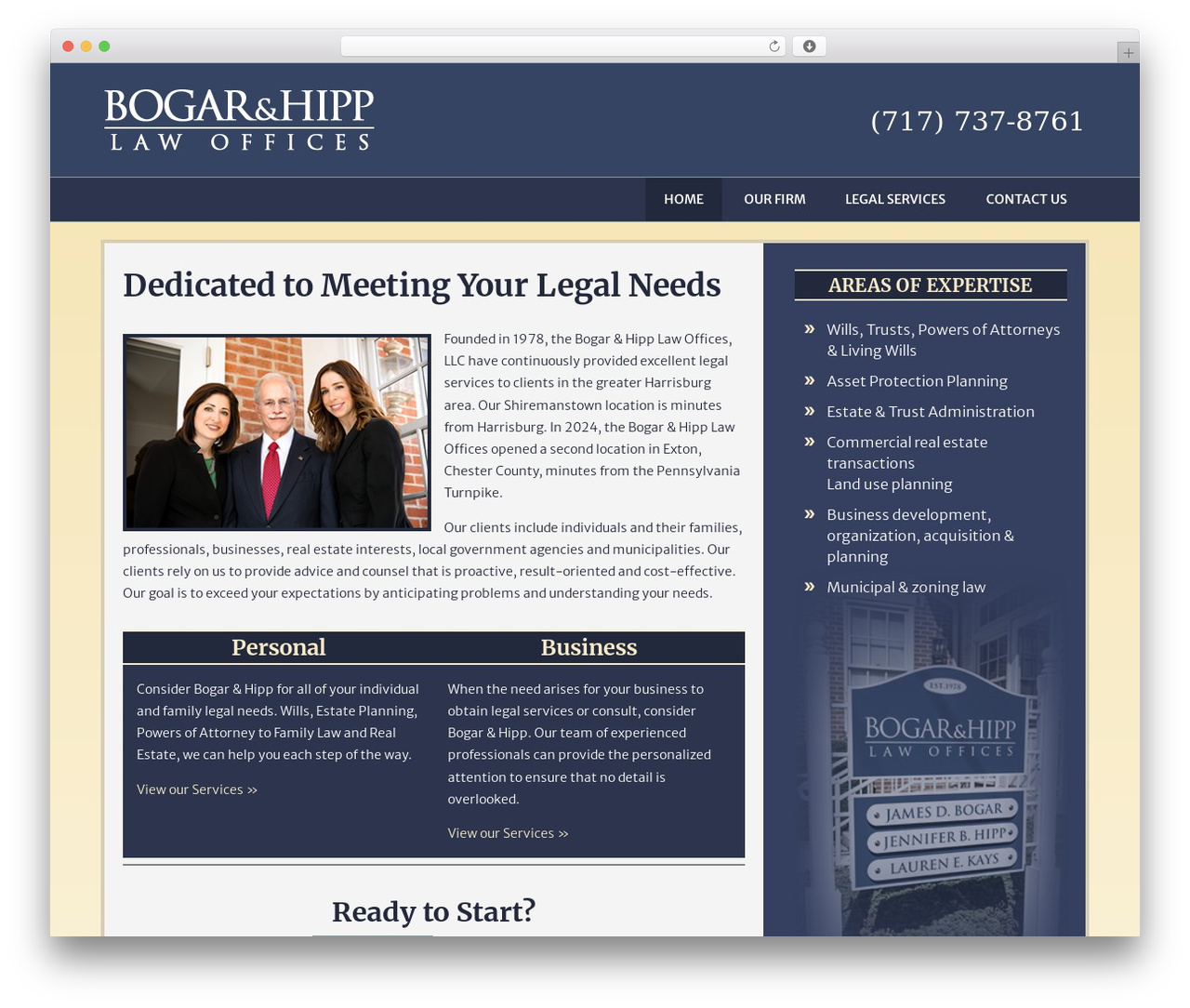 WP theme basic Child Theme - bogarandhipplaw.com