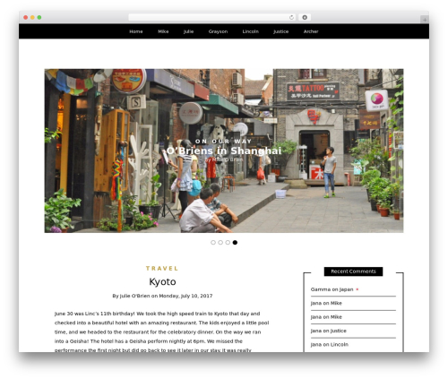 Writee free WordPress theme - mcob.com