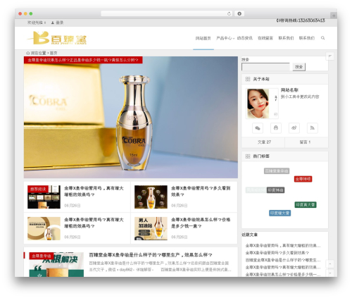 Begin WordPress theme - shenyouba.com