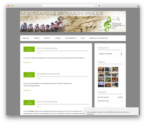Contango theme WordPress - musik-engerazhofen.de