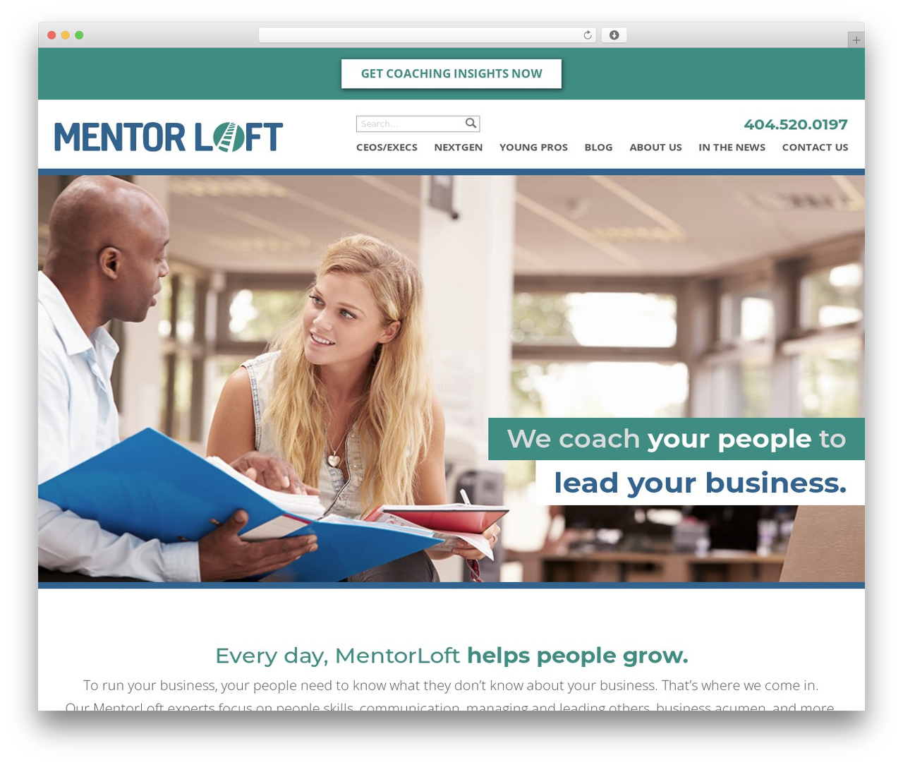 DevSavvy theme WordPress - mentorloft.com