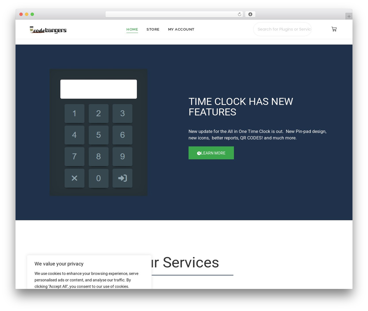 Hello Elementor Child WordPress theme design - codebangers.com
