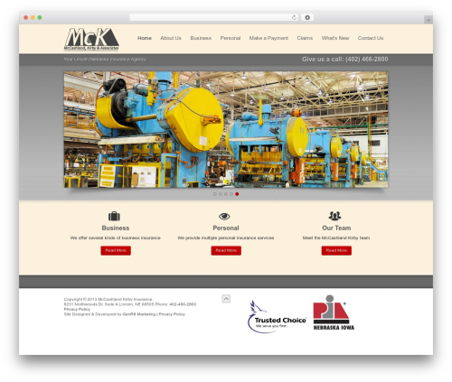Interio top WordPress theme - mckinsure.com