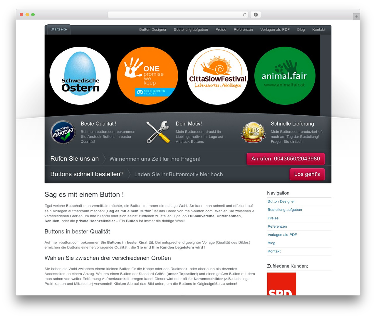 Mingle WordPress theme - mein-button.com