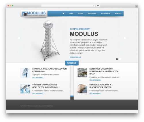 Modulus.cz WordPress theme - modulus.cz