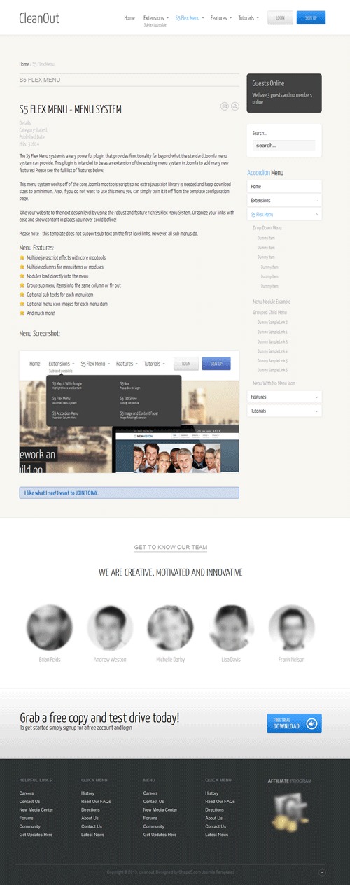 Shape5 Cleanout WordPress theme by Shape5
