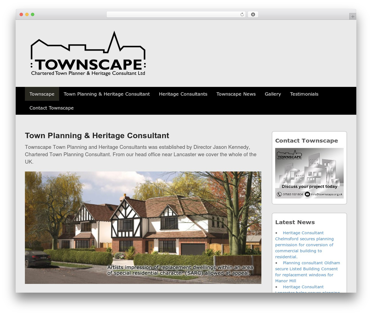 Theme WordPress Canvas - townscape.org.uk