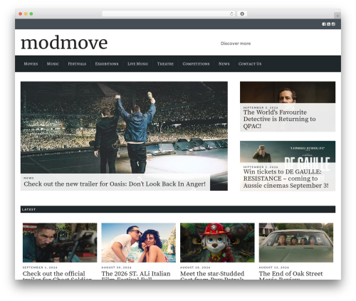 Theme WordPress Scene - modmove.com