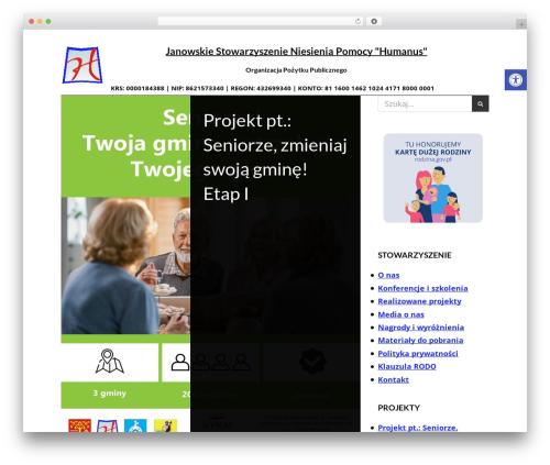 Theme WordPress WPEX Powered - jsnphumanus.pl