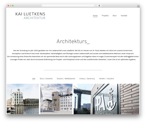 VARA theme WordPress - luetkens.com