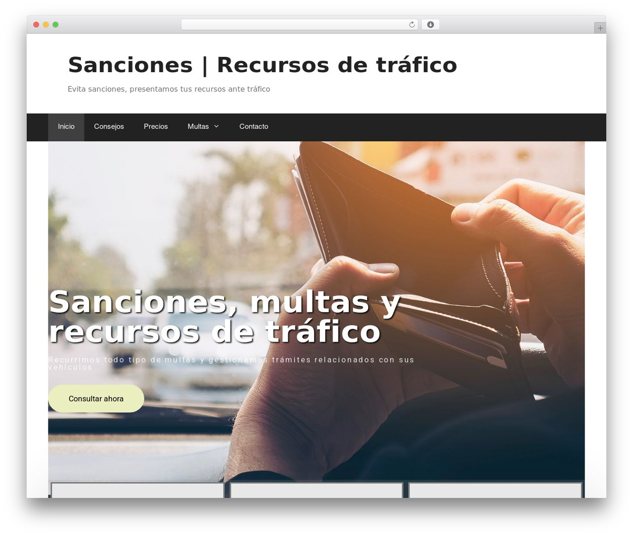 WordPress theme GeneratePress - sanciones.net
