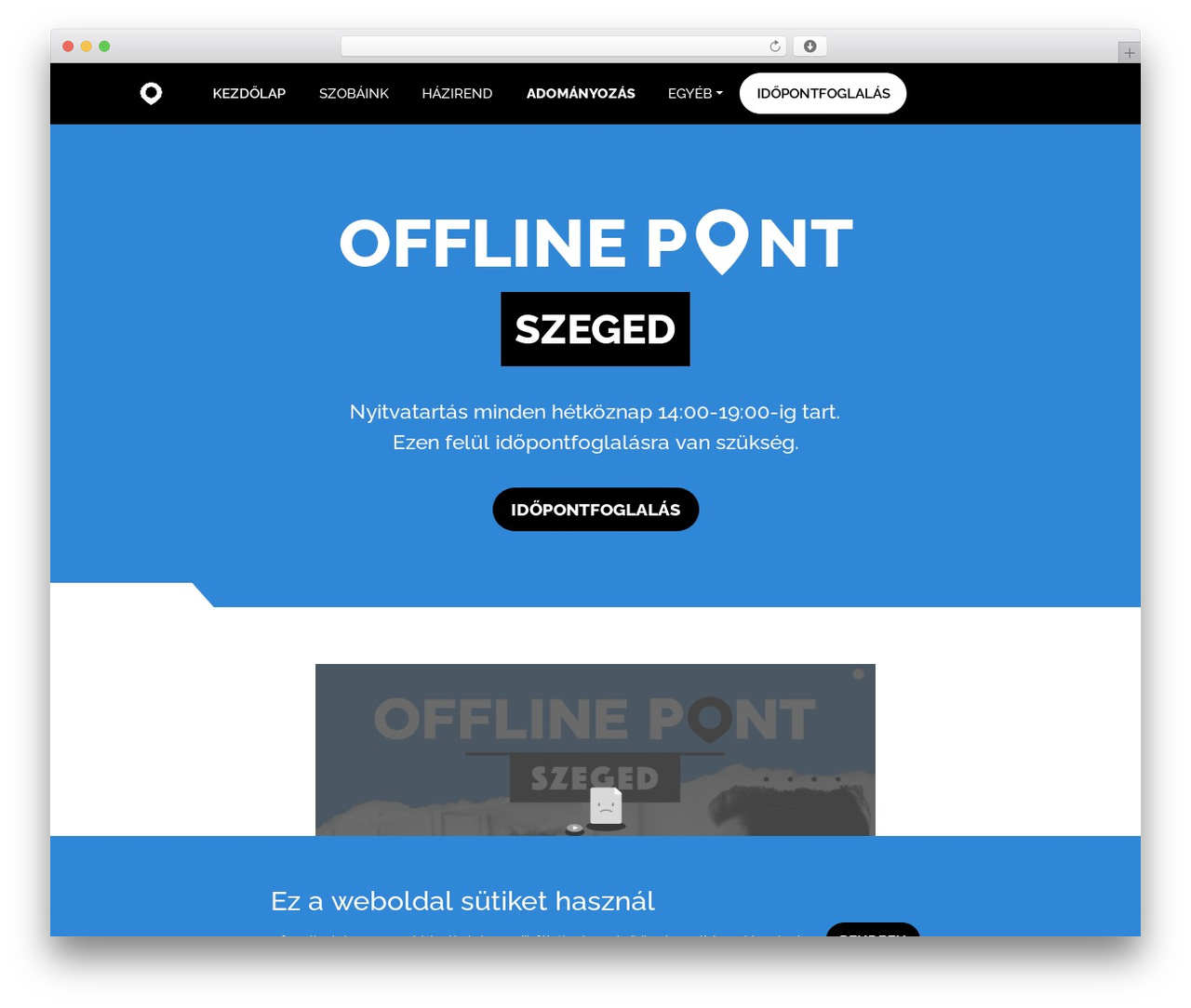 WordPress theme WP Bootstrap Starter - offlinepont.hu