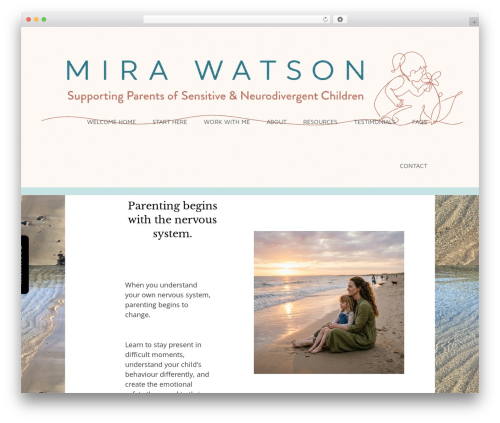 Author Pro Theme WordPress theme - mirawatson.com