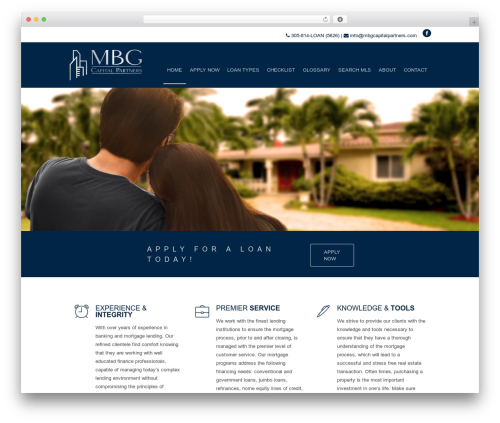 Diamond WordPress WordPress theme - mbgcapitalpartners.com