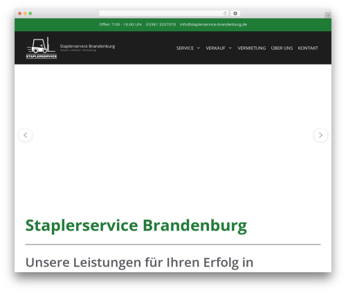 GeneratePress theme WordPress - staplerservice-brandenburg.de
