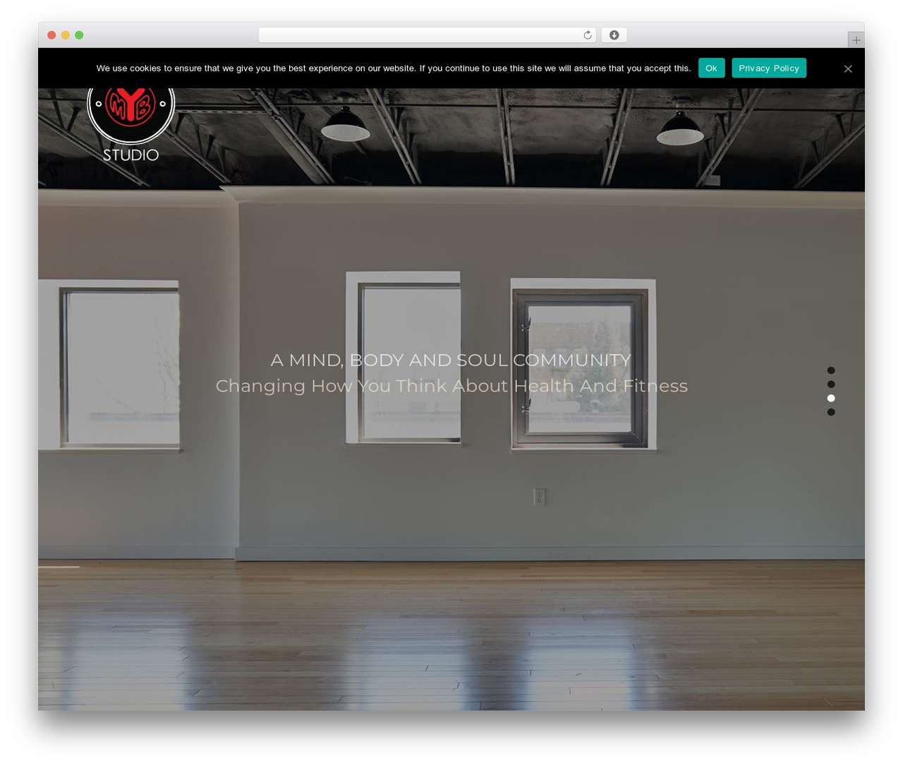 Glissando WordPress theme - mybmadison.com