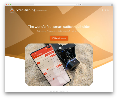 Inbound WordPress theme - xtec-fishing.com