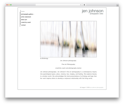 Jen's Creative Theme best WordPress theme - meditatecreate.com