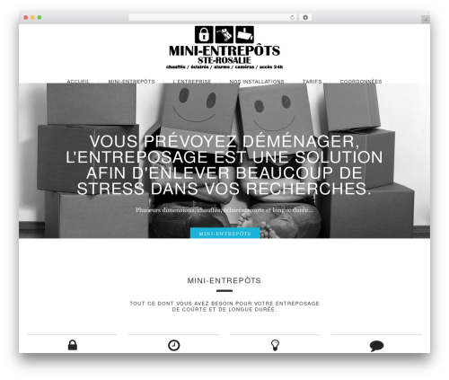 Max WP theme - minientrepotssterosalie.com