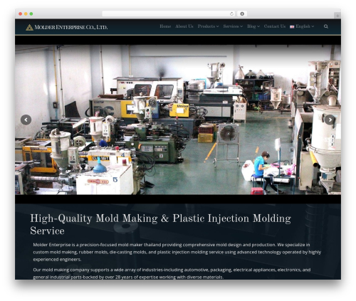 Mechanic WordPress theme - molderenterprise.com