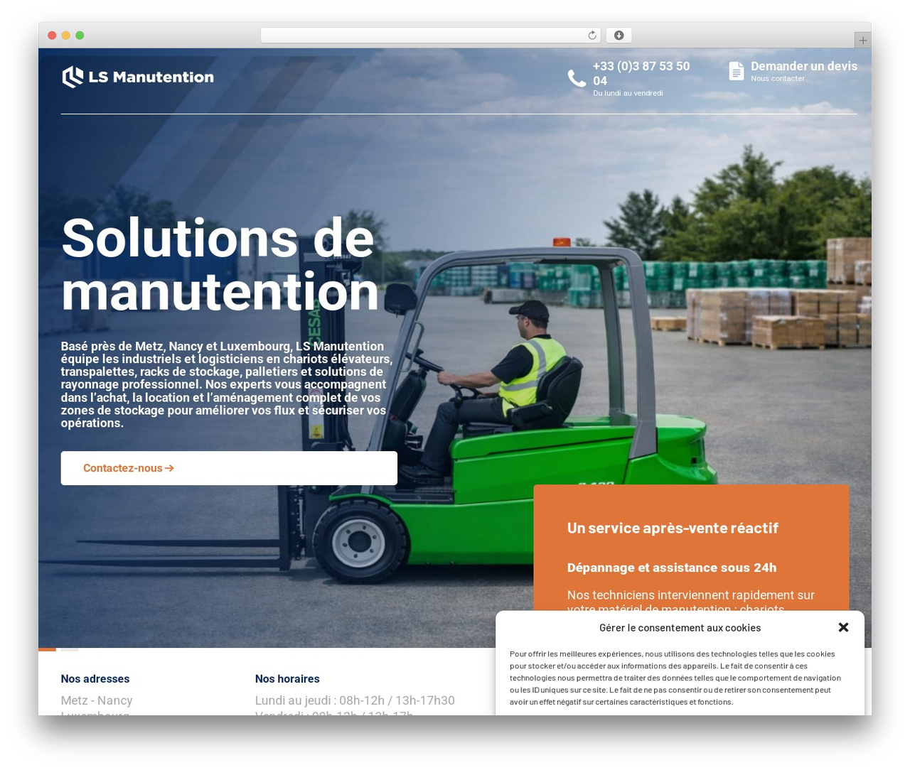 Mvtcom WordPress page theme - lsmanutention.com