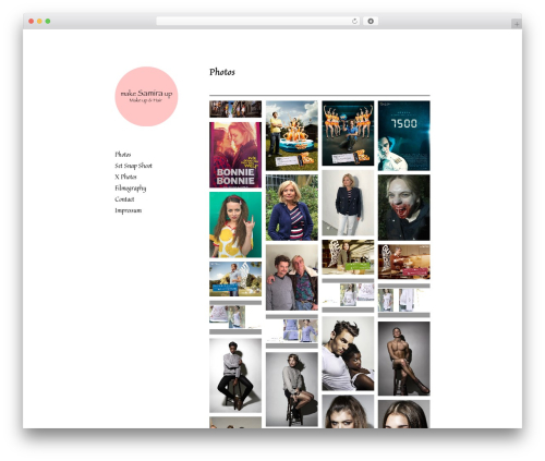 Publish theme WordPress - makesamiraup.com