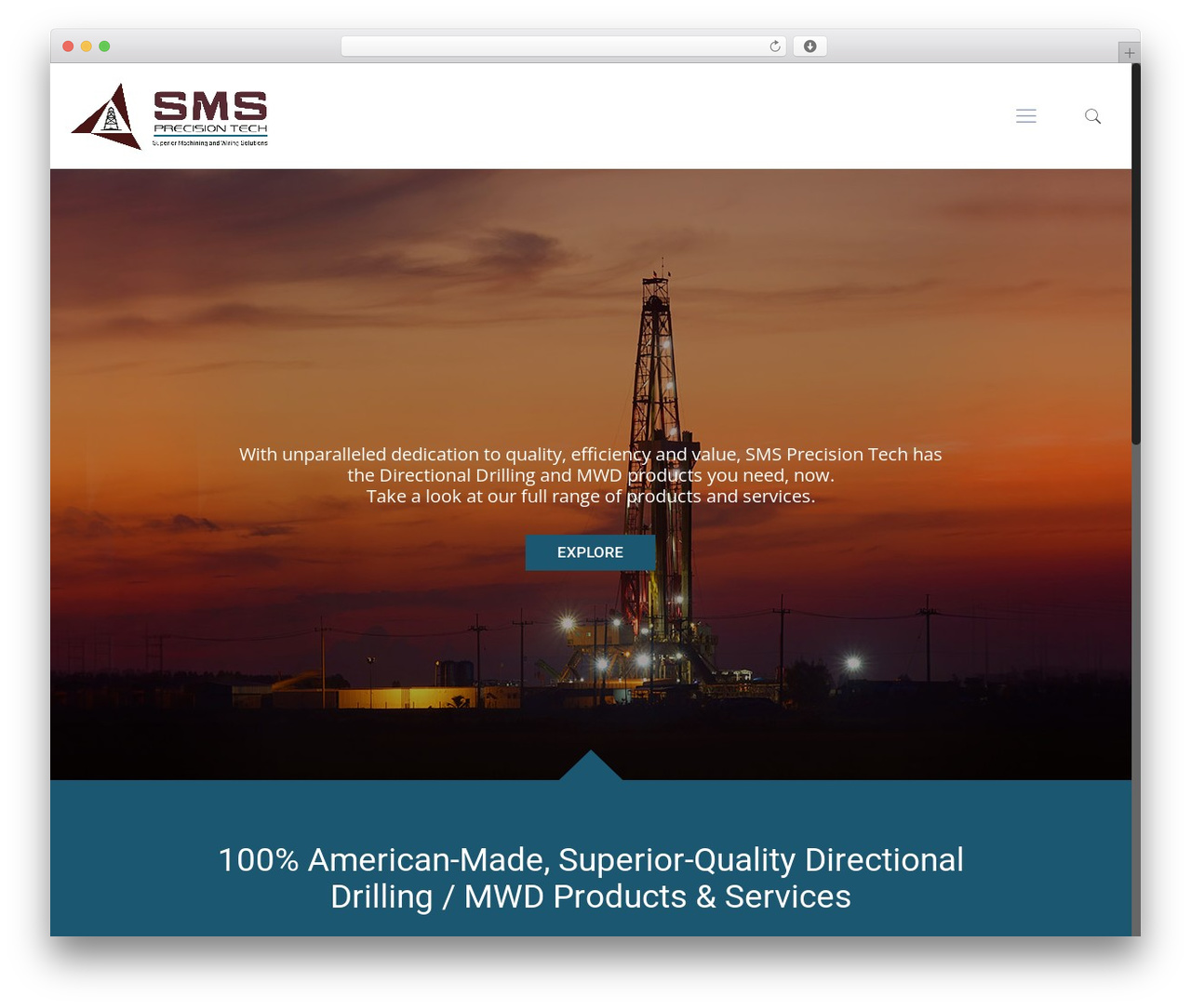 SMS Precision Tech theme WordPress - smsprecisiontech.com