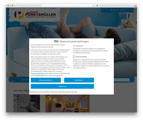 Theme WordPress Custom Code Theme for adding Custom Code - malerei-ponetsmueller.de