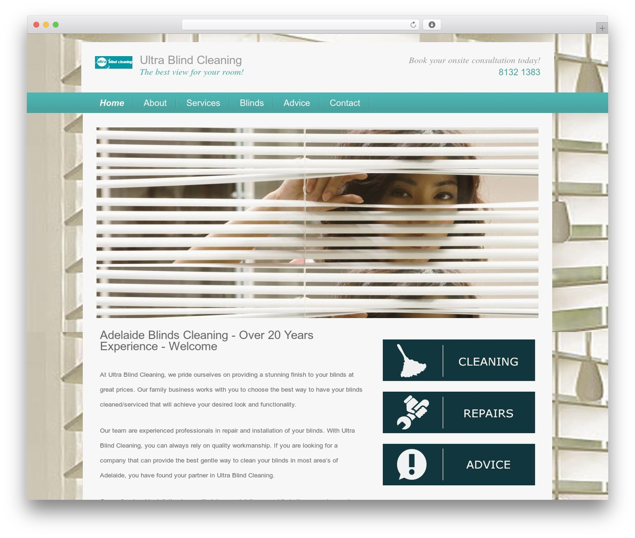 Theme WordPress Smart Theme - blindcleaningadelaide.com