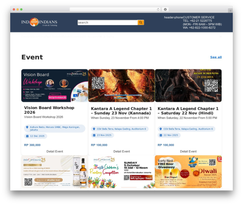Theme customisations WordPress plugin - indoindianshop.com