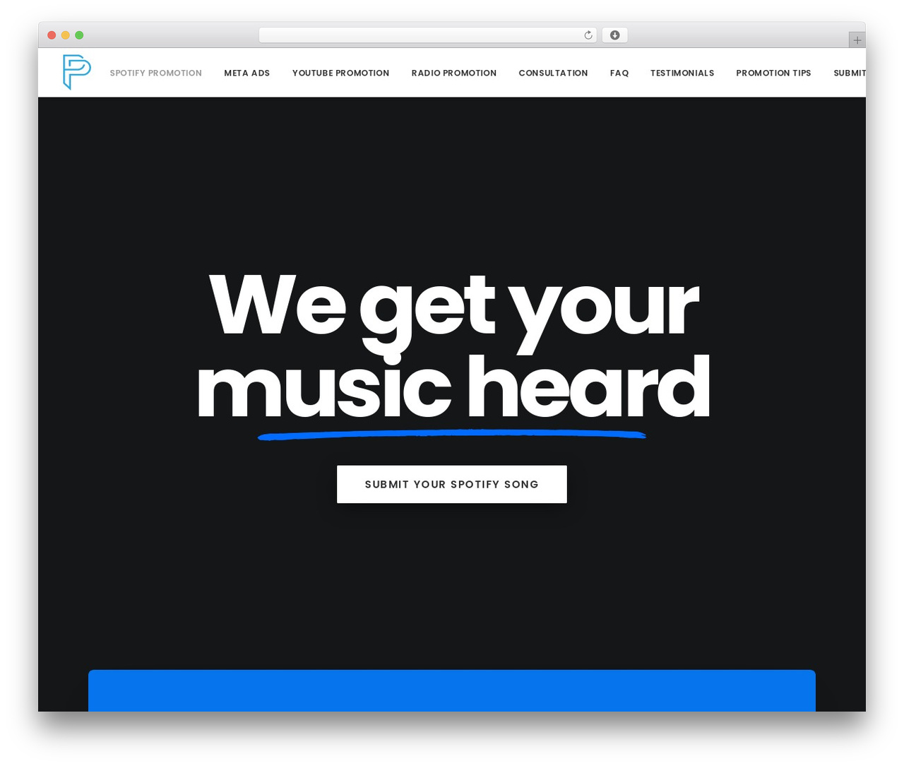 Uncode theme WordPress - playlist-promotion.com
