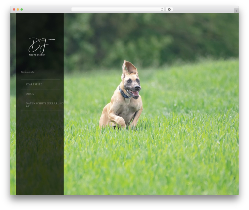 Widescreen WordPress theme - animals-in-motion.ch
