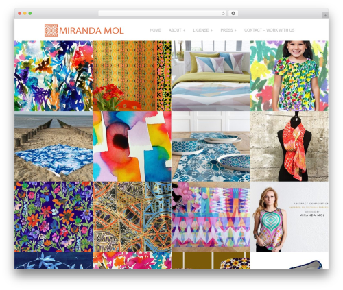 WordPress theme Cesar - mirandamol.com