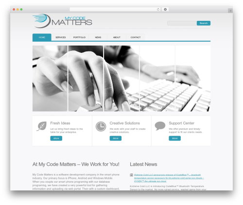 WordPress Theme 1322 WordPress theme - mycodematters.com