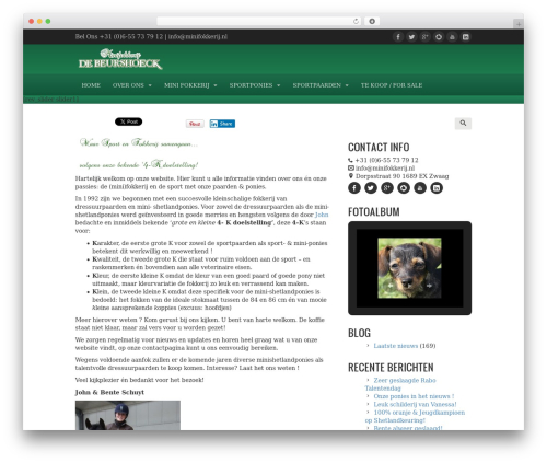 WordPress theme Elegantbiz2 - minifokkerij.nl