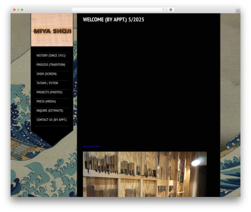 WordPress theme King Size WordPress - miyashoji.com