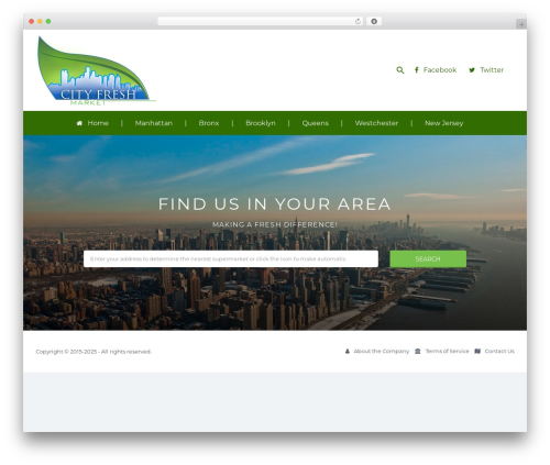WordPress theme Listify - mycityfreshmarket.com
