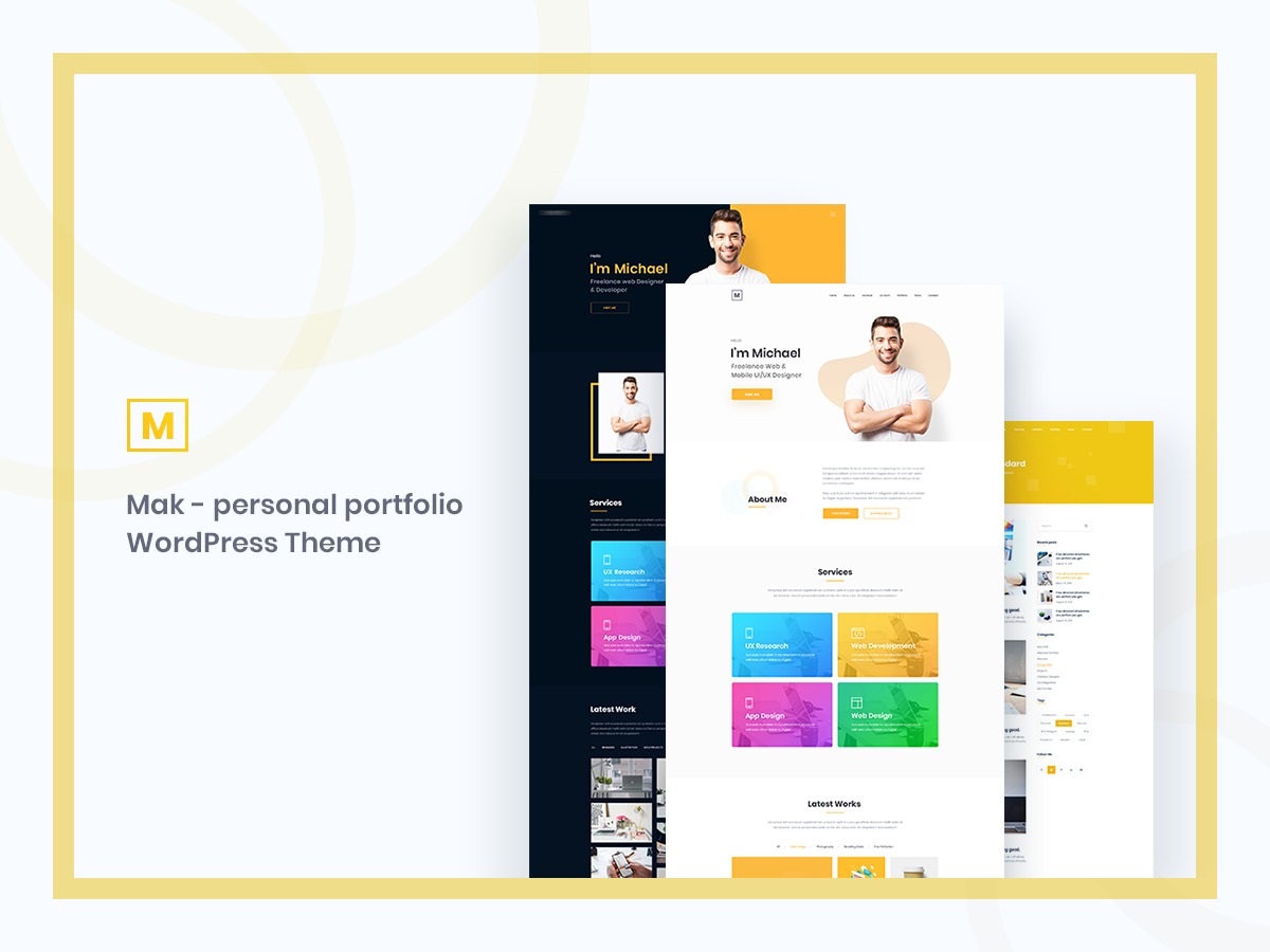 WordPress theme MAK WordPress theme MAK