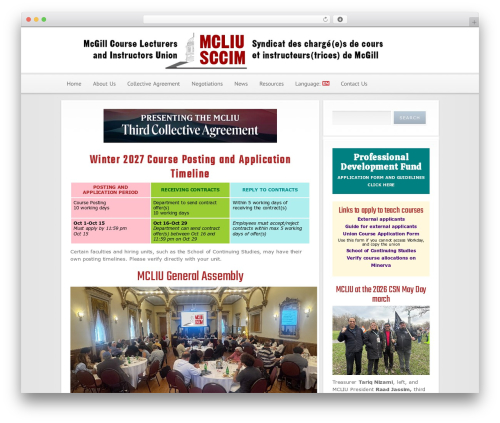 WordPress theme Modular - mcliu.ca/?lang=en