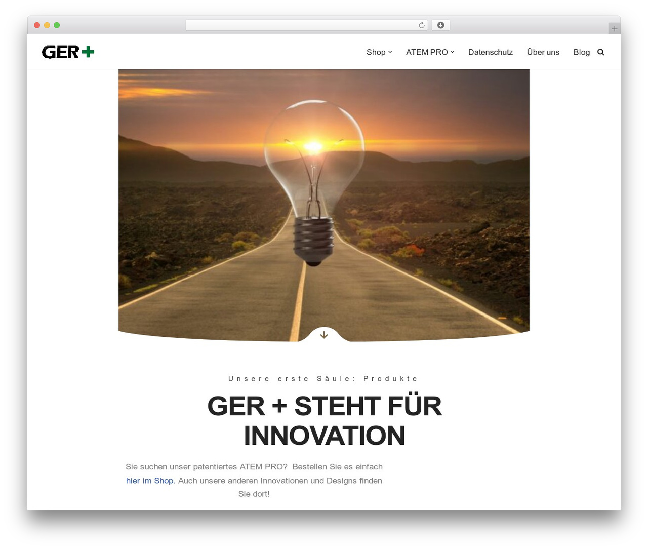 WordPress theme Neve - gerplus.de