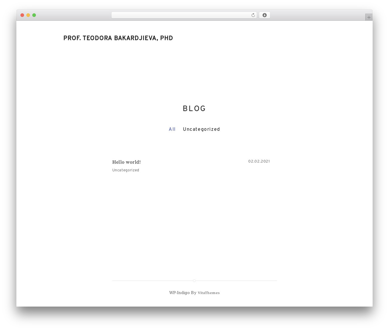 WP Indigo theme WordPress - bakardjieva.com WP Indigo theme WordPress - bakardjieva.com