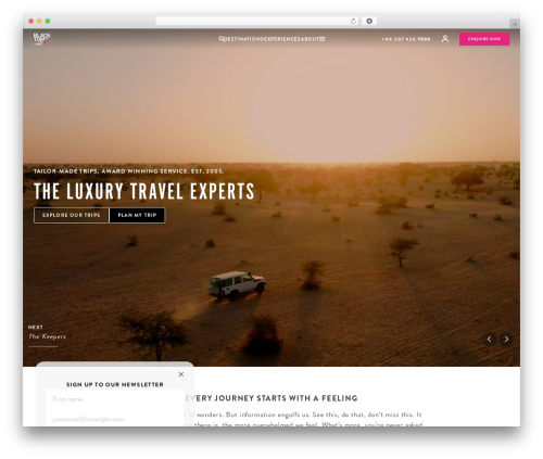 Barebones top WordPress theme - www.blacktomato.com