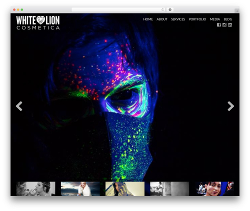 Beauté WordPress theme - whitelioncosmetica.com.au