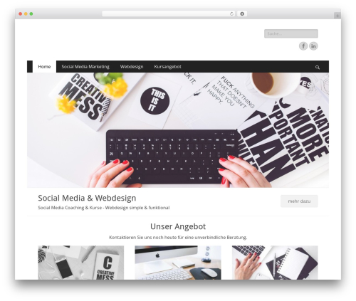 Catch Responsive premium WordPress theme - web-star.ch