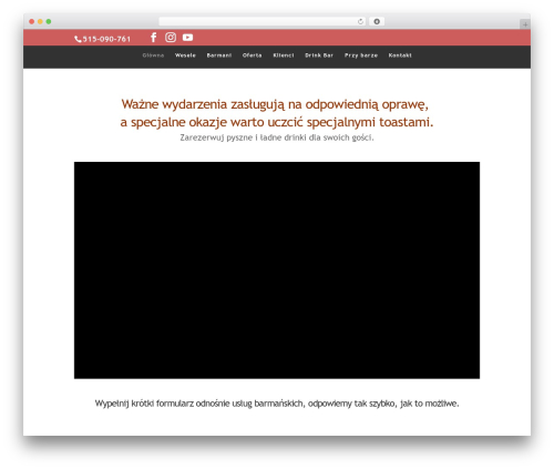 WordPress Calls to Action (cta) free WordPress plugin - weselnydrinkbar.pl