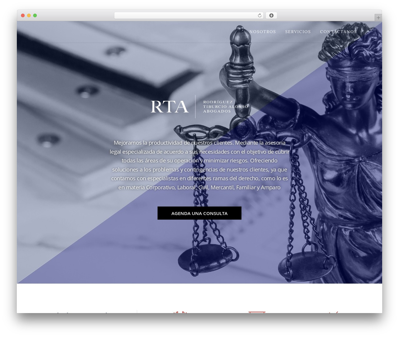 Fexa WordPress theme - rtaabogados.com