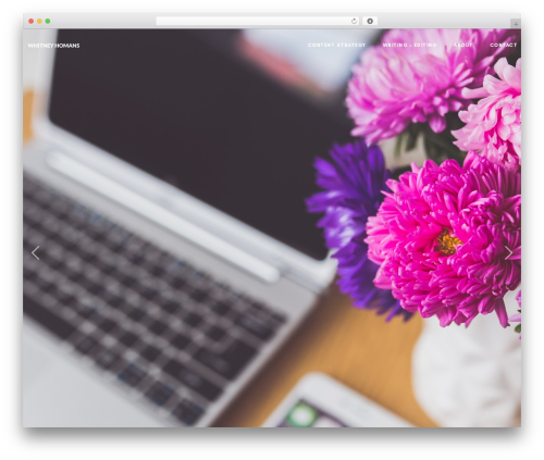 Malefic top WordPress theme - whitneyhomans.com