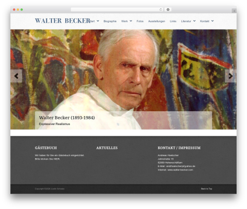 Peacemaker WP theme - walter-becker.com