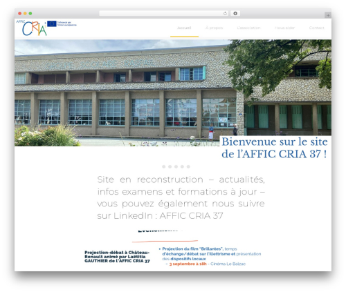 SCUOLA WordPress theme - cria37.com